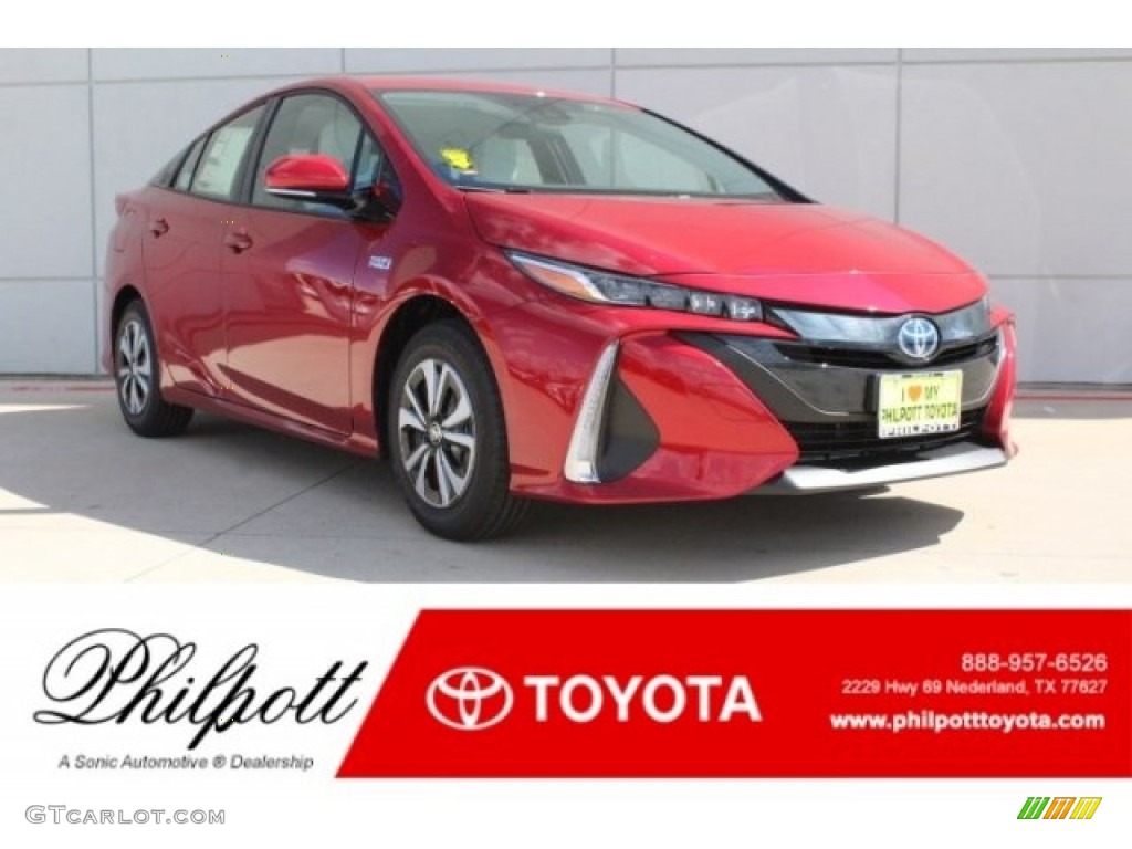 Hypersonic Red Toyota Prius Prime