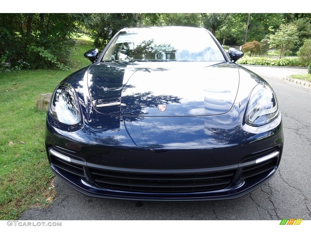 2018 Panamera 4S - Night Blue Metallic / Black/Luxor Beige photo #2