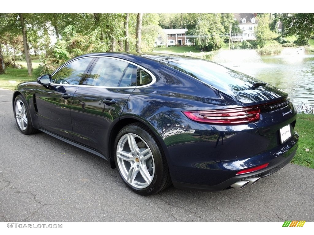 2018 Panamera 4S - Night Blue Metallic / Black/Luxor Beige photo #6