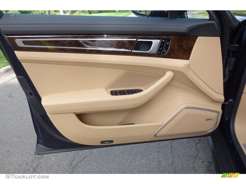 2018 Panamera 4S - Night Blue Metallic / Black/Luxor Beige photo #11