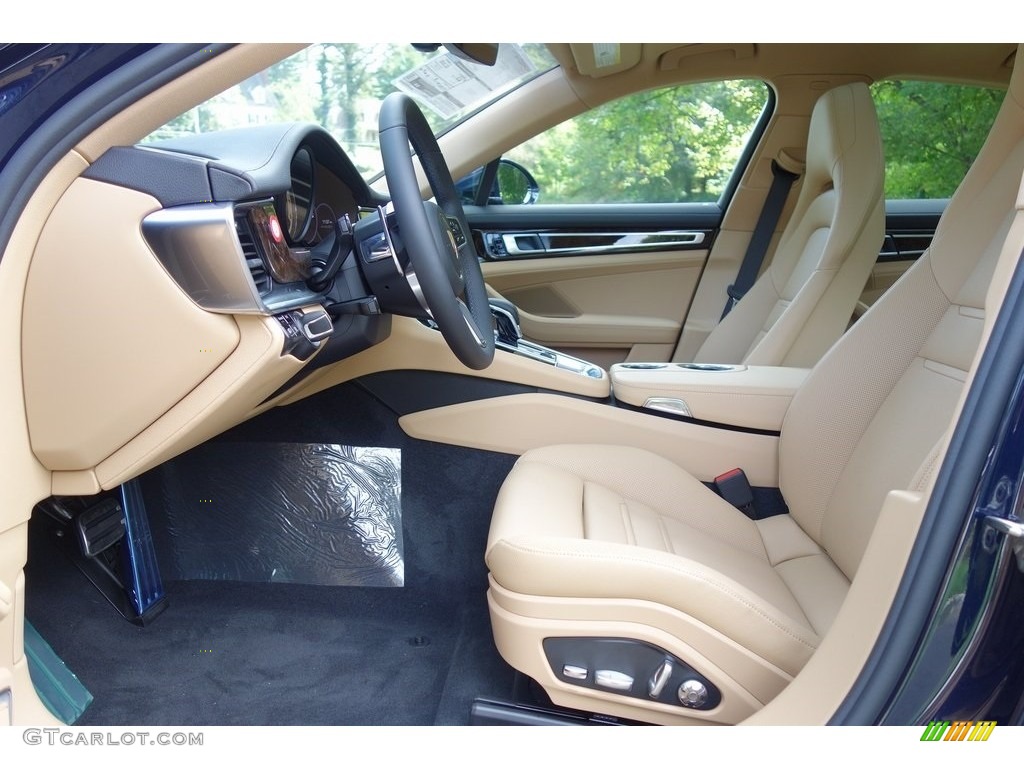 2018 Panamera 4S - Night Blue Metallic / Black/Luxor Beige photo #12
