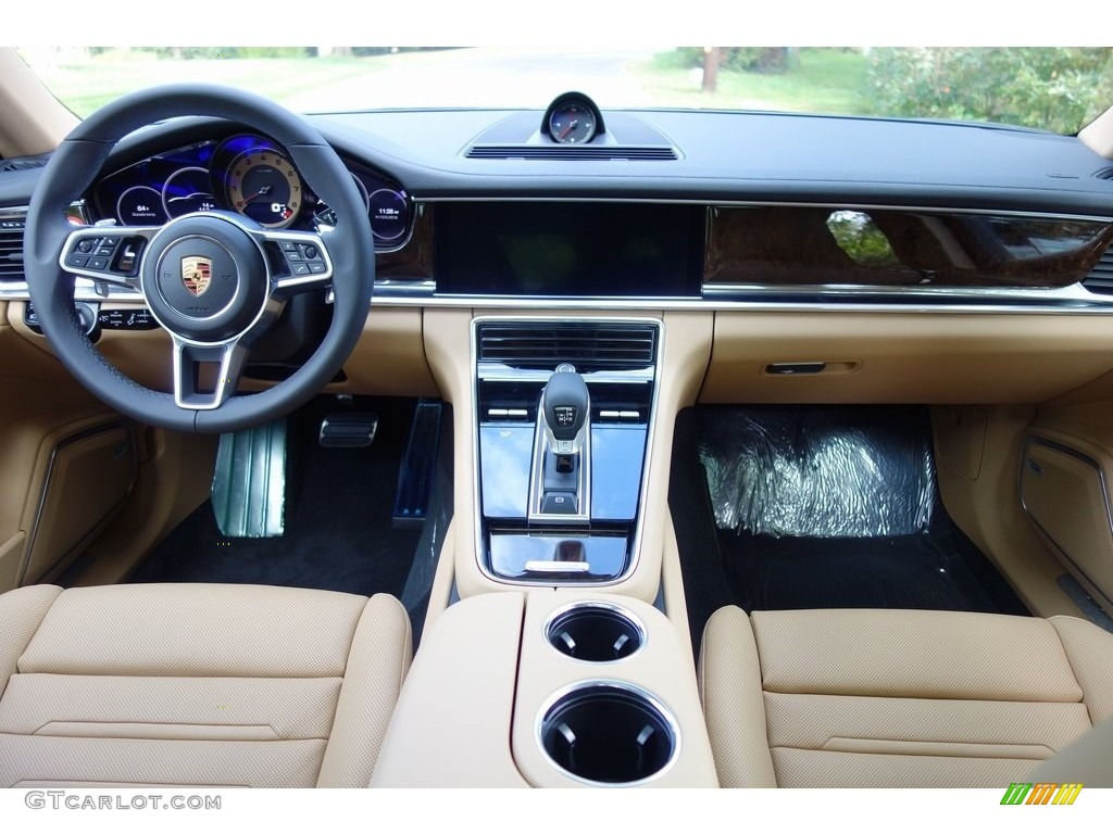 2018 Panamera 4S - Night Blue Metallic / Black/Luxor Beige photo #14