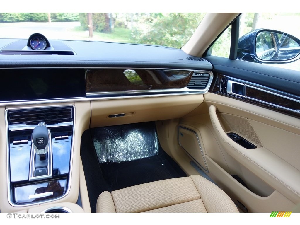 2018 Panamera 4S - Night Blue Metallic / Black/Luxor Beige photo #15