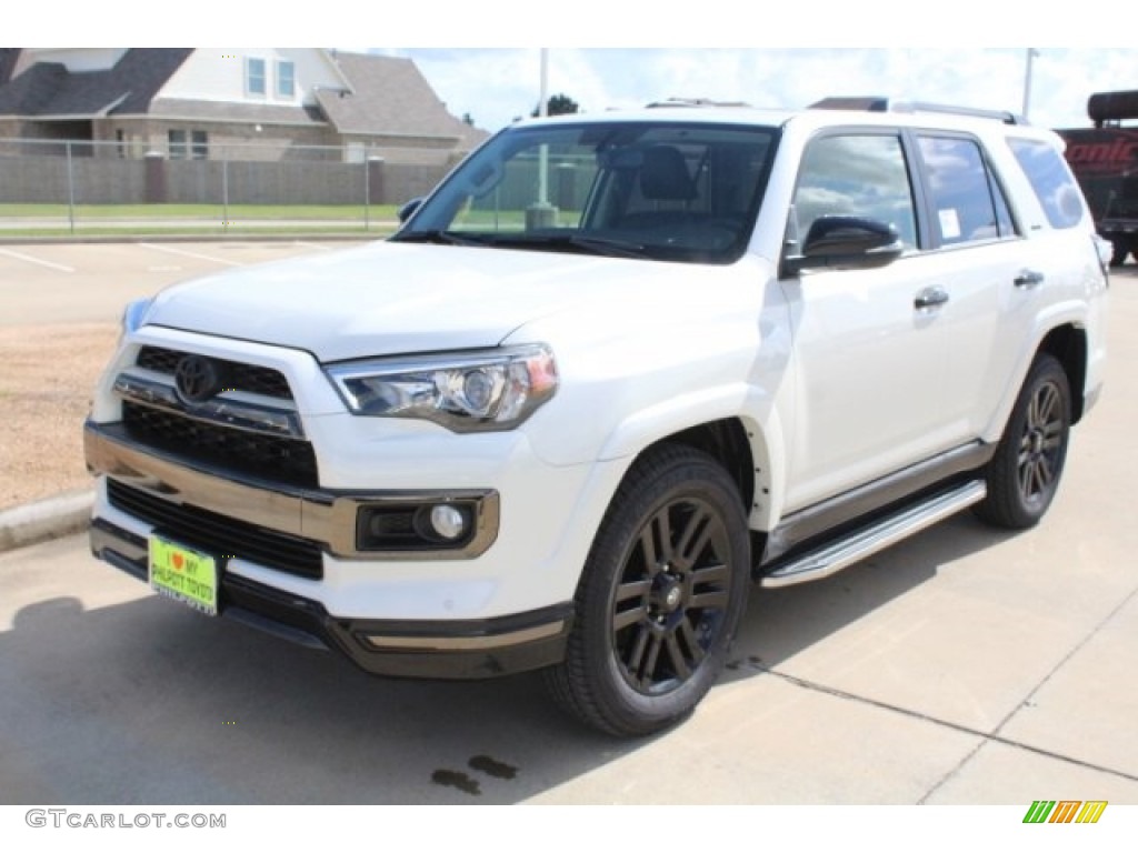 2019 4Runner Nightshade Edition 4x4 - Blizzard White Pearl / Graphite photo #3