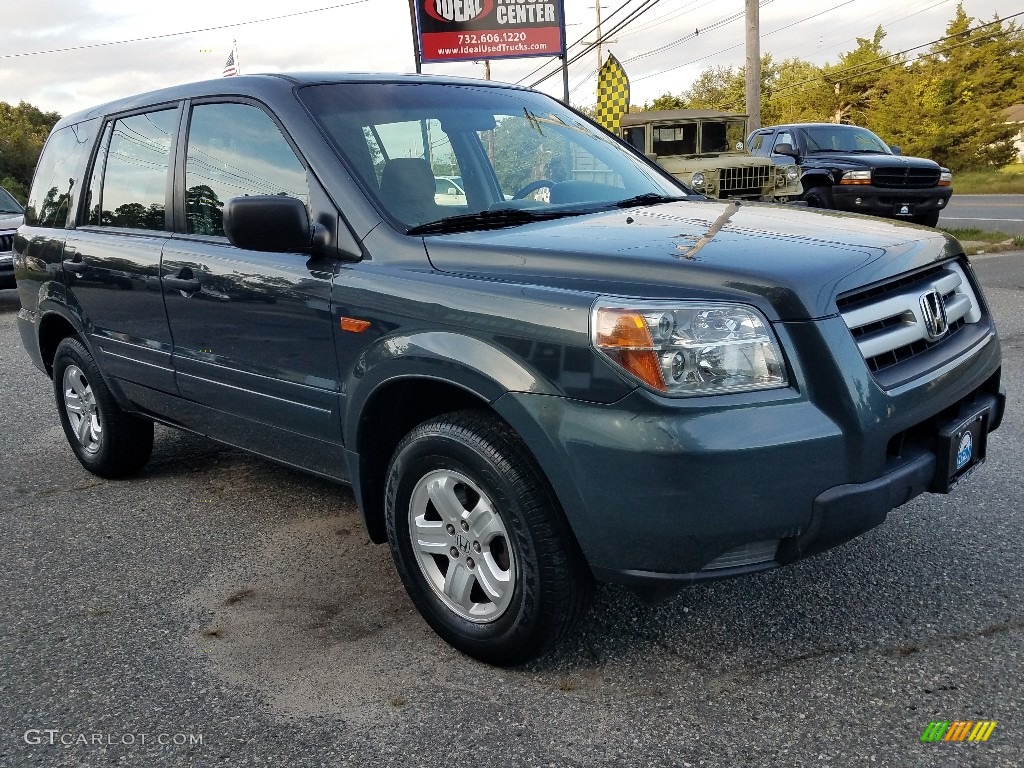 2006 Pilot LX 4WD - Steel Blue Metallic / Gray photo #3