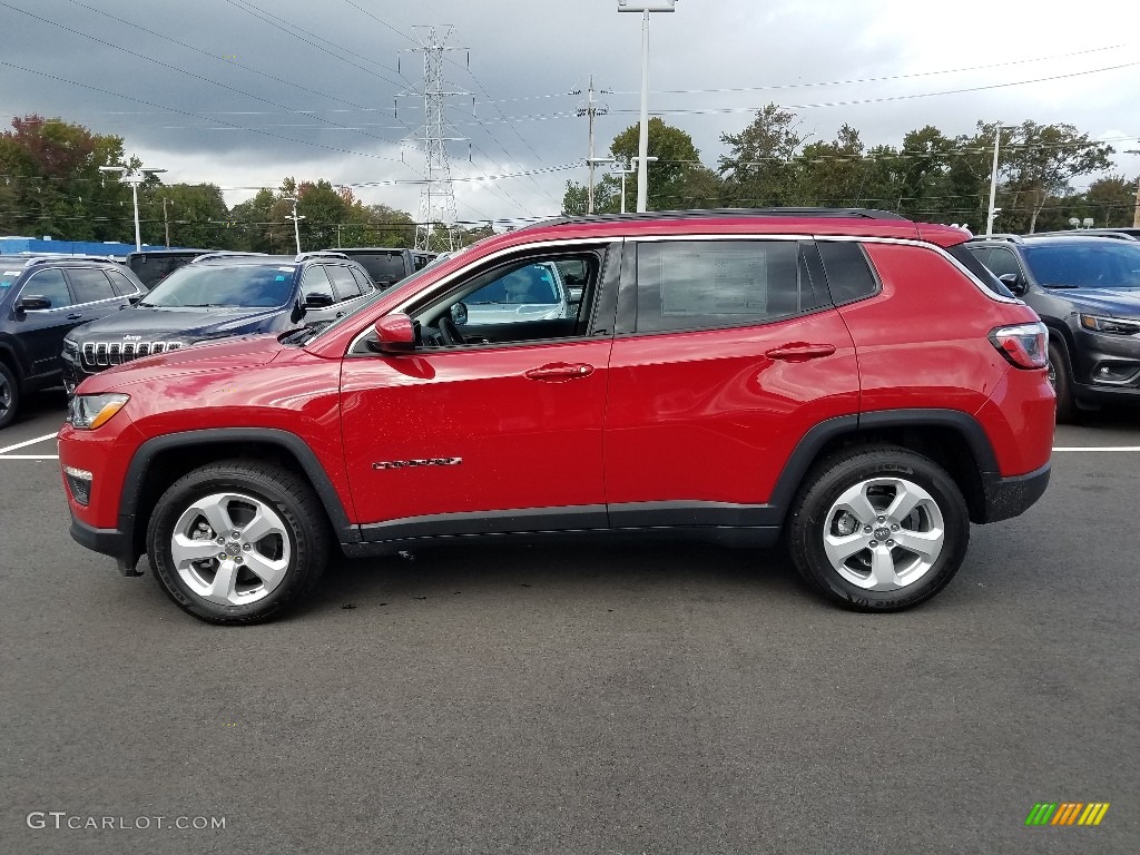 Red-Line Pearl 2019 Jeep Compass Latitude 4x4 Exterior Photo #129820699