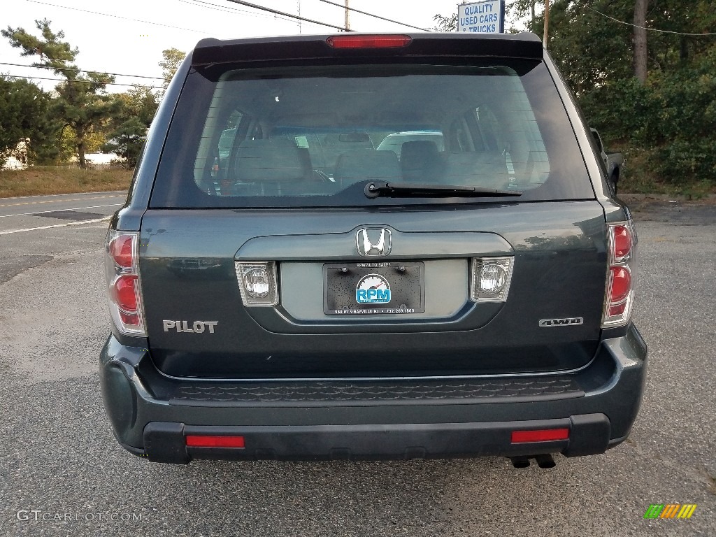 2006 Pilot LX 4WD - Steel Blue Metallic / Gray photo #8