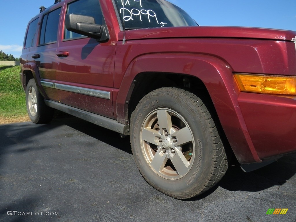 2007 Commander Limited 4x4 - Red Rock Pearl / Dark Slate Gray/Light Graystone photo #3