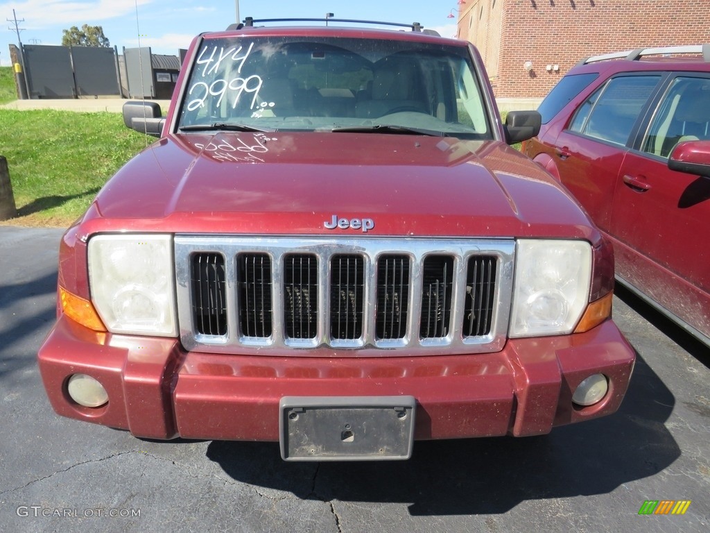 2007 Commander Limited 4x4 - Red Rock Pearl / Dark Slate Gray/Light Graystone photo #5