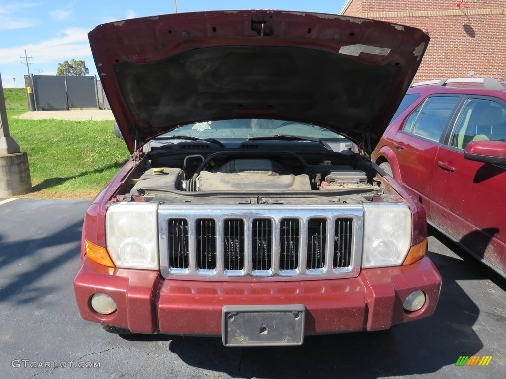 2007 Commander Limited 4x4 - Red Rock Pearl / Dark Slate Gray/Light Graystone photo #6