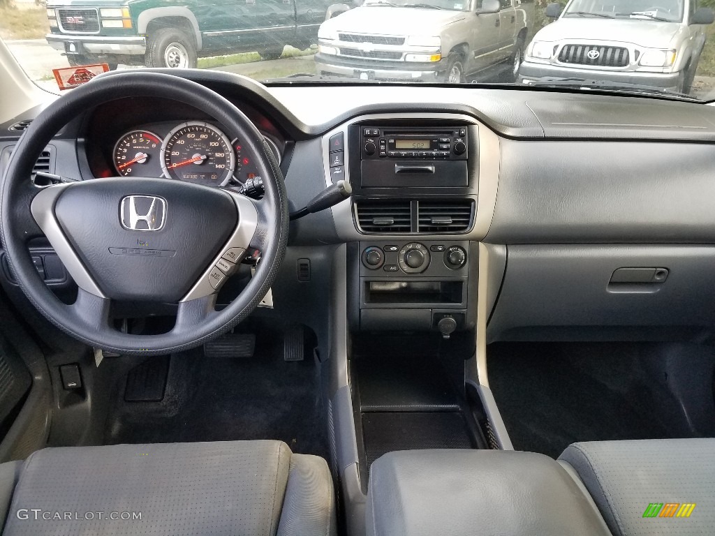 2006 Pilot LX 4WD - Steel Blue Metallic / Gray photo #18