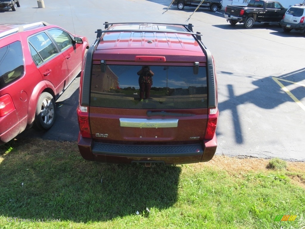 2007 Commander Limited 4x4 - Red Rock Pearl / Dark Slate Gray/Light Graystone photo #10