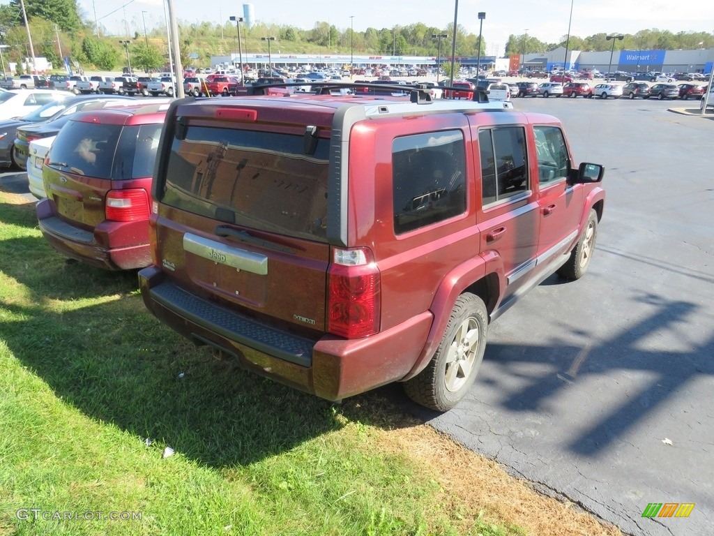 2007 Commander Limited 4x4 - Red Rock Pearl / Dark Slate Gray/Light Graystone photo #12