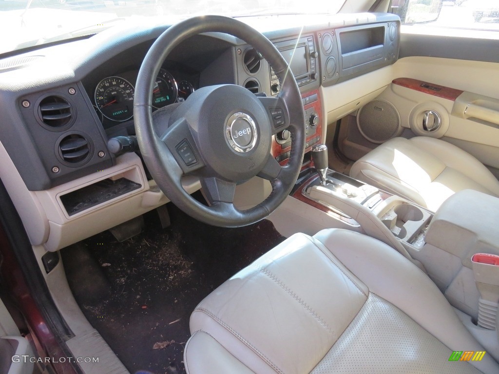 2007 Commander Limited 4x4 - Red Rock Pearl / Dark Slate Gray/Light Graystone photo #14