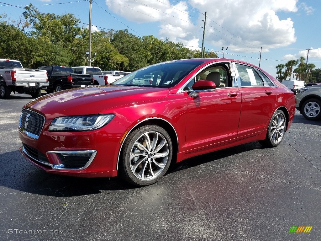 2018 MKZ Hybrid Select - Ruby Red Metallic / Cappuccino photo #1