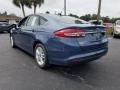 2018 Blue Metallic Ford Fusion SE  photo #3