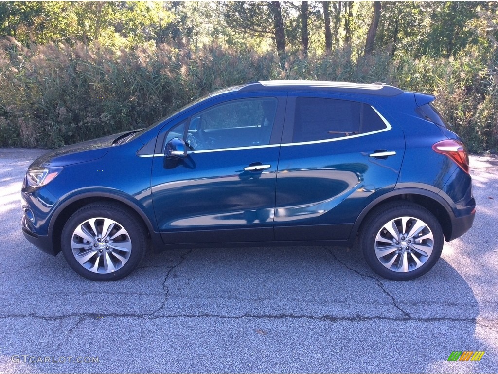 2019 Encore Preferred AWD - Deep Azure Metallic / Ebony photo #3