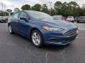 2018 Blue Metallic Ford Fusion SE  photo #7
