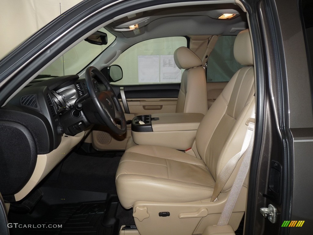 2011 Sierra 1500 SLE Extended Cab 4x4 - Mocha Steel Metallic / Ebony/Light Cashmere photo #7