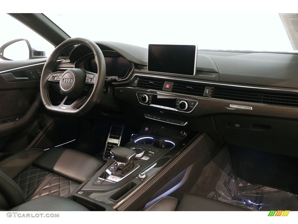 2018 Audi S5 Premium Plus Sportback Black Dashboard Photo #129825095