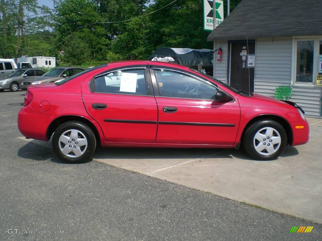 2004 Neon SE - Flame Red / Dark Slate Gray photo #8