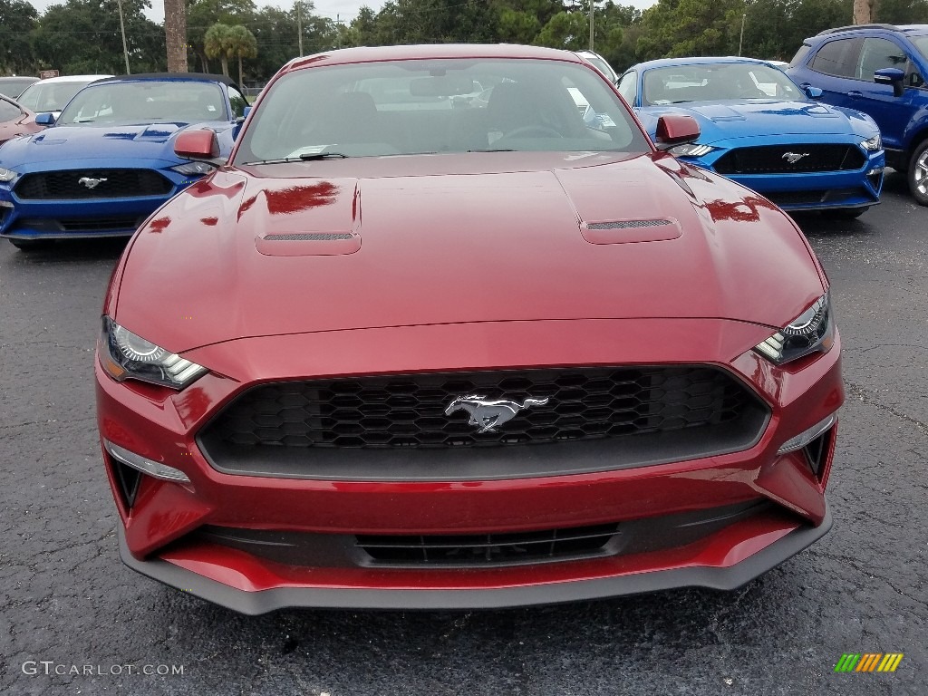 2018 Mustang EcoBoost Fastback - Ruby Red / Ebony photo #8