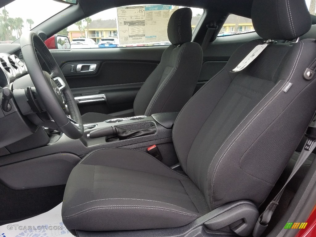 2018 Ford Mustang EcoBoost Fastback Front Seat Photo #129826108
