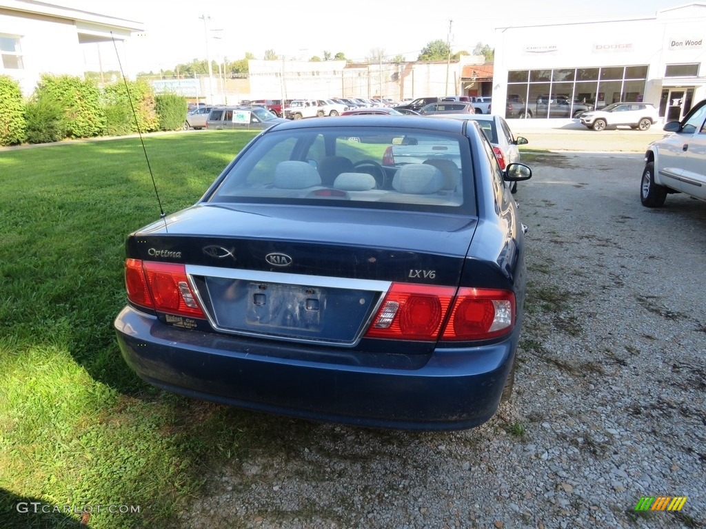 2004 Optima LX V6 - Imperial Blue / Gray photo #11