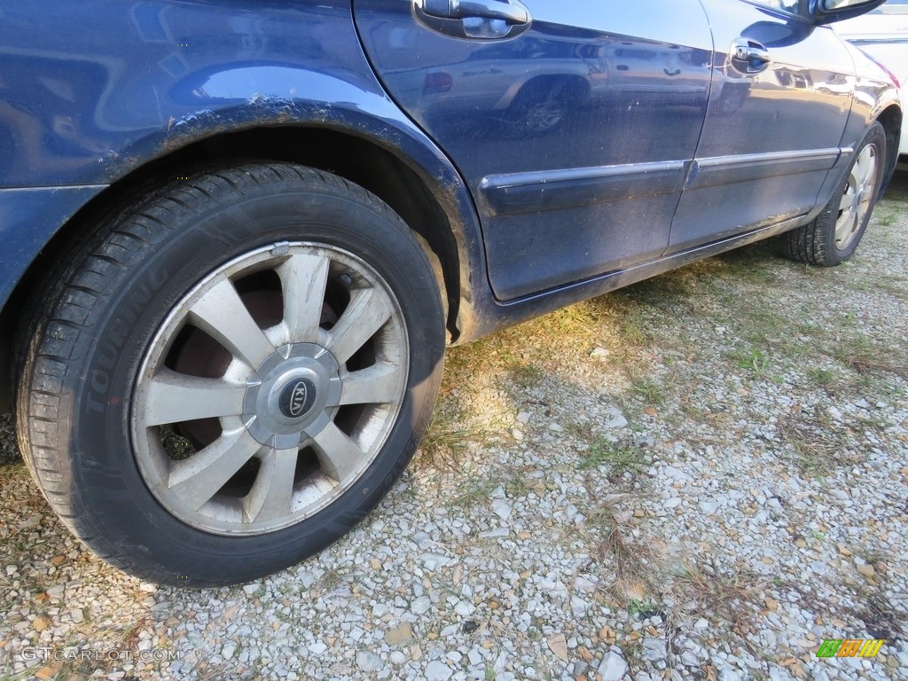 2004 Optima LX V6 - Imperial Blue / Gray photo #14