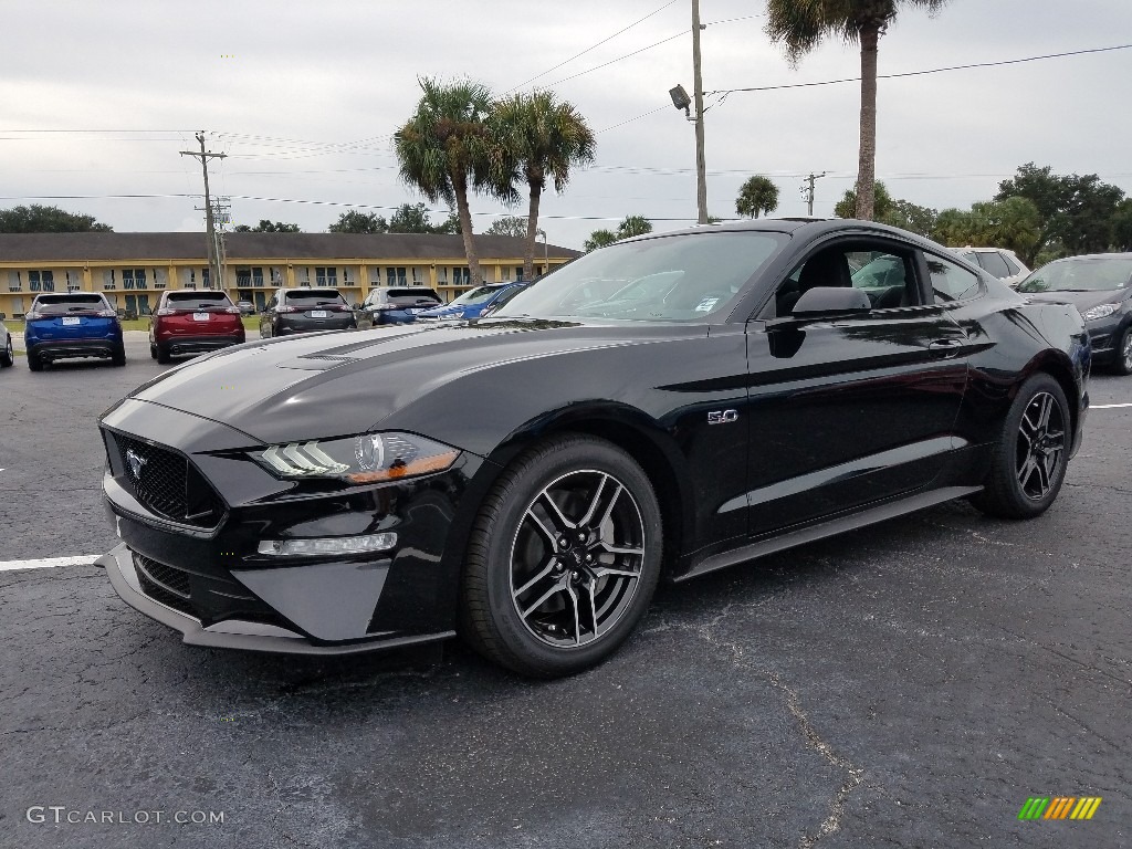 Shadow Black 2018 Ford Mustang GT Fastback Exterior Photo #129826351