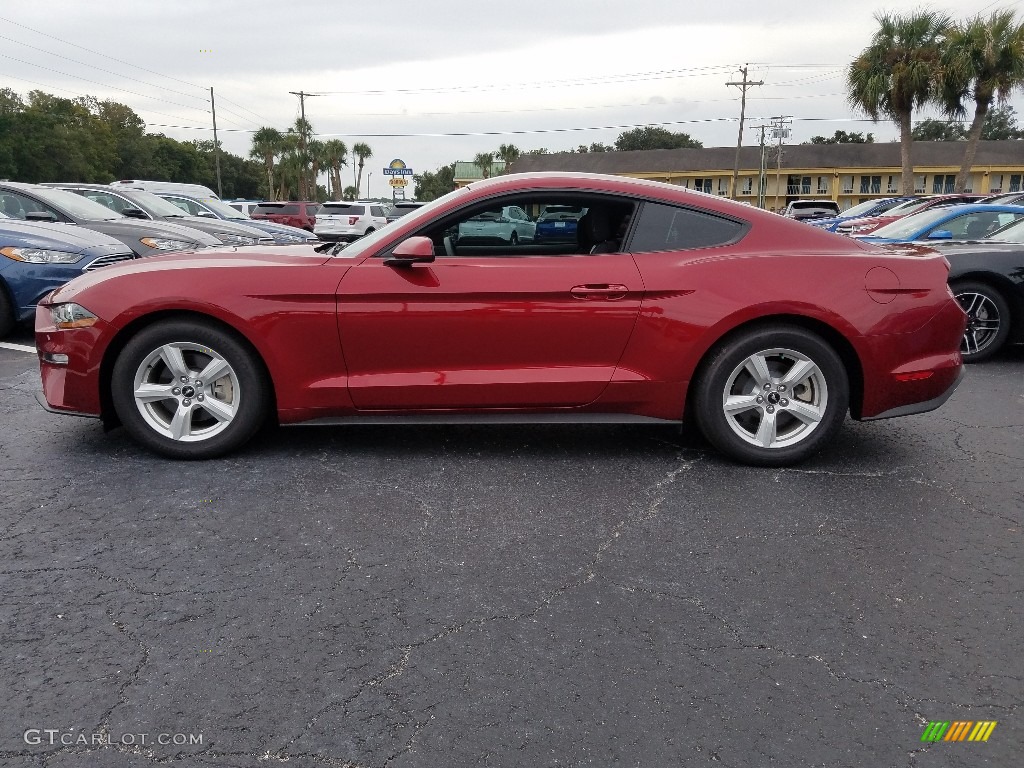 2018 Mustang EcoBoost Fastback - Ruby Red / Ebony photo #2