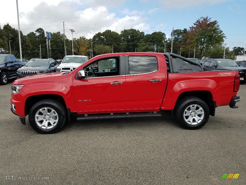 Red Hot 2019 Chevrolet Colorado LT Crew Cab 4x4 Exterior Photo #129826978