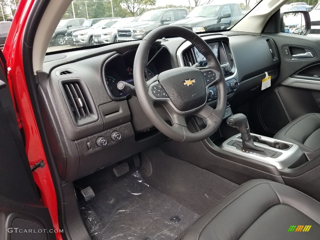 Jet Black Interior 2019 Chevrolet Colorado LT Crew Cab 4x4 Photo #129827050