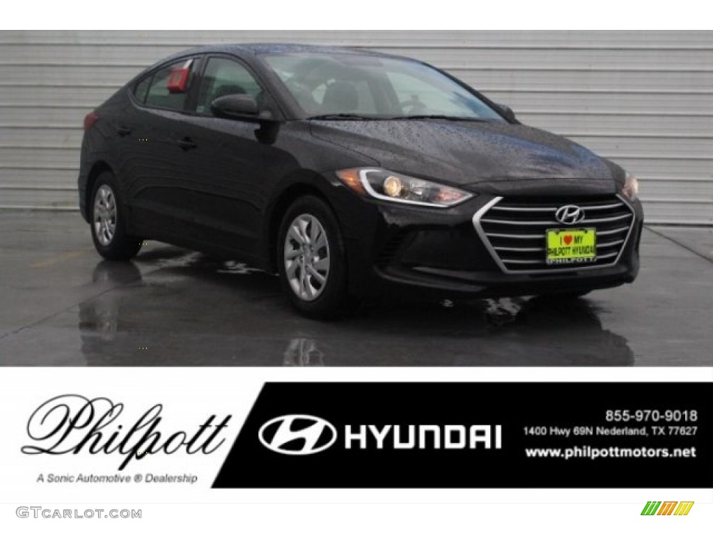 Phantom Black Hyundai Elantra