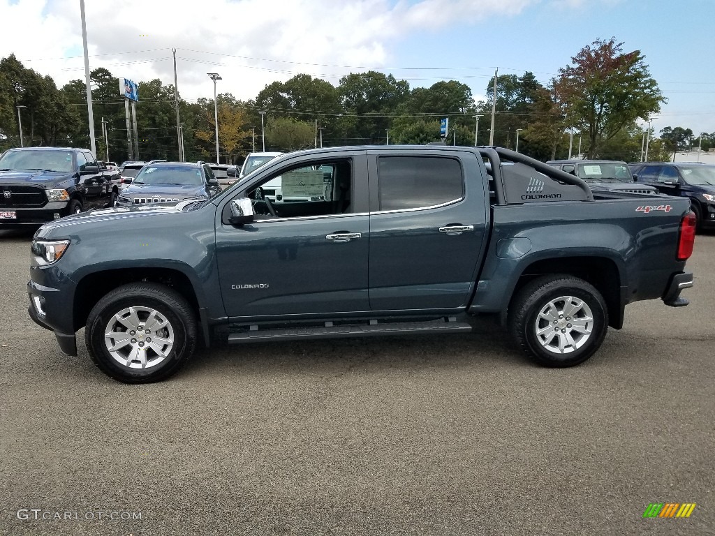 Shadow Gray Metallic 2019 Chevrolet Colorado LT Crew Cab 4x4 Exterior Photo #129827389