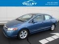 Atomic Blue Metallic 2007 Honda Civic EX Sedan