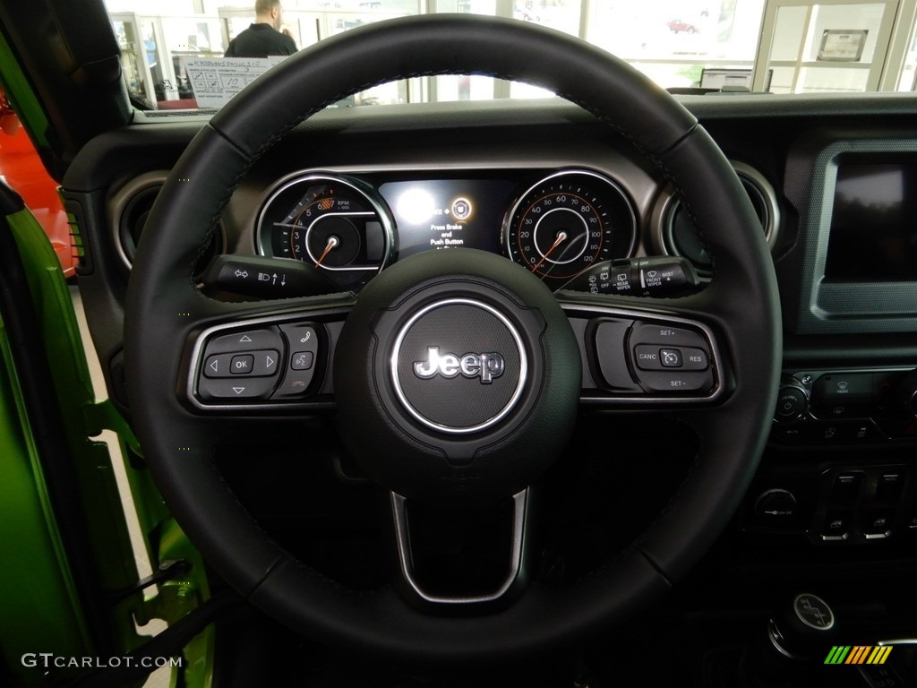 2018 Jeep Wrangler Sport 4x4 Black Steering Wheel Photo #129827998