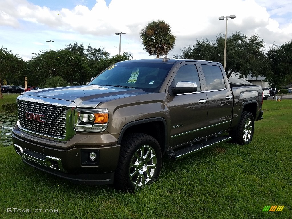 2015 Sierra 1500 Denali Crew Cab 4x4 - Bronze Alloy Metallic / Cocoa/Dune photo #1