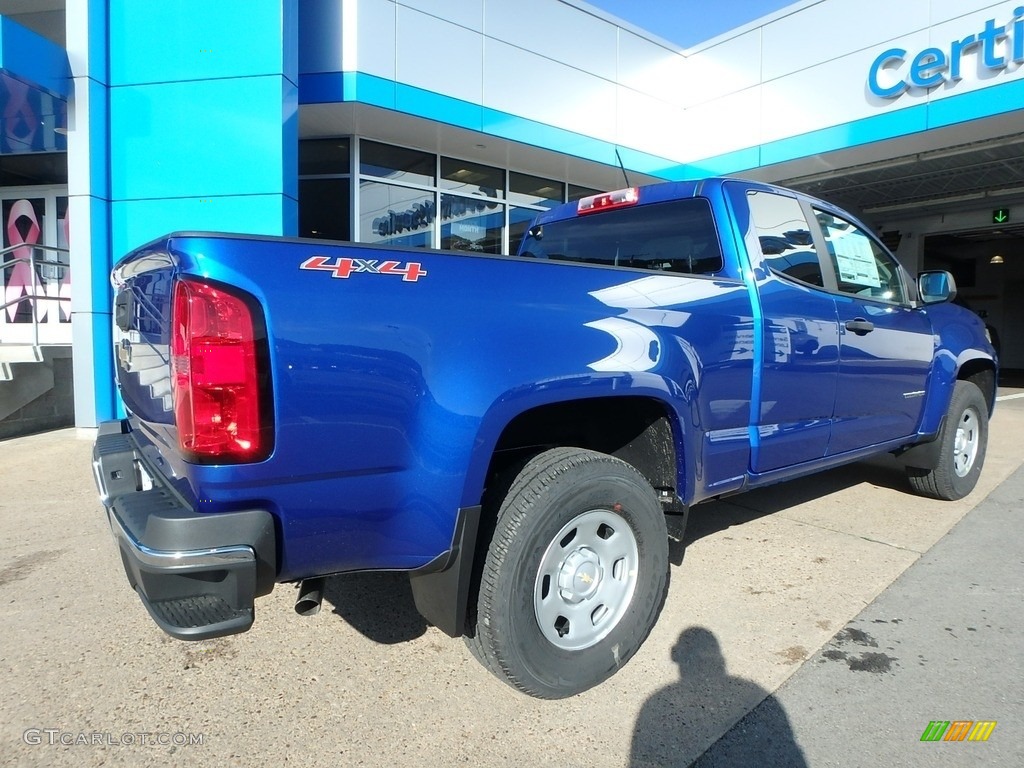 2019 Colorado WT Extended Cab 4x4 - Kinetic Blue Metallic / Jet Black/Dark Ash photo #2