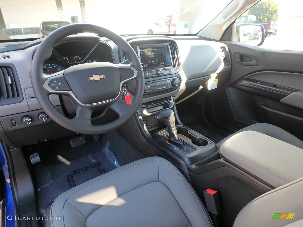 2019 Chevrolet Colorado WT Extended Cab 4x4 Jet Black/Dark Ash Dashboard Photo #129829747