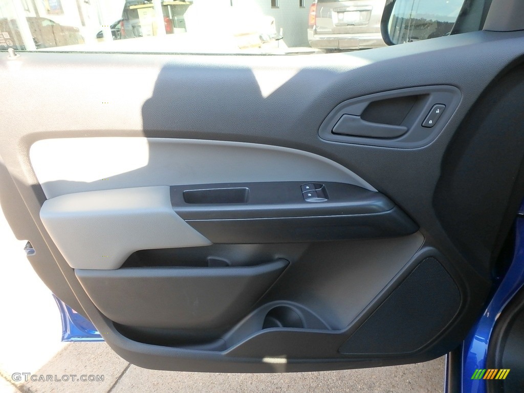 2019 Chevrolet Colorado WT Extended Cab 4x4 Jet Black/Dark Ash Door Panel Photo #129829771