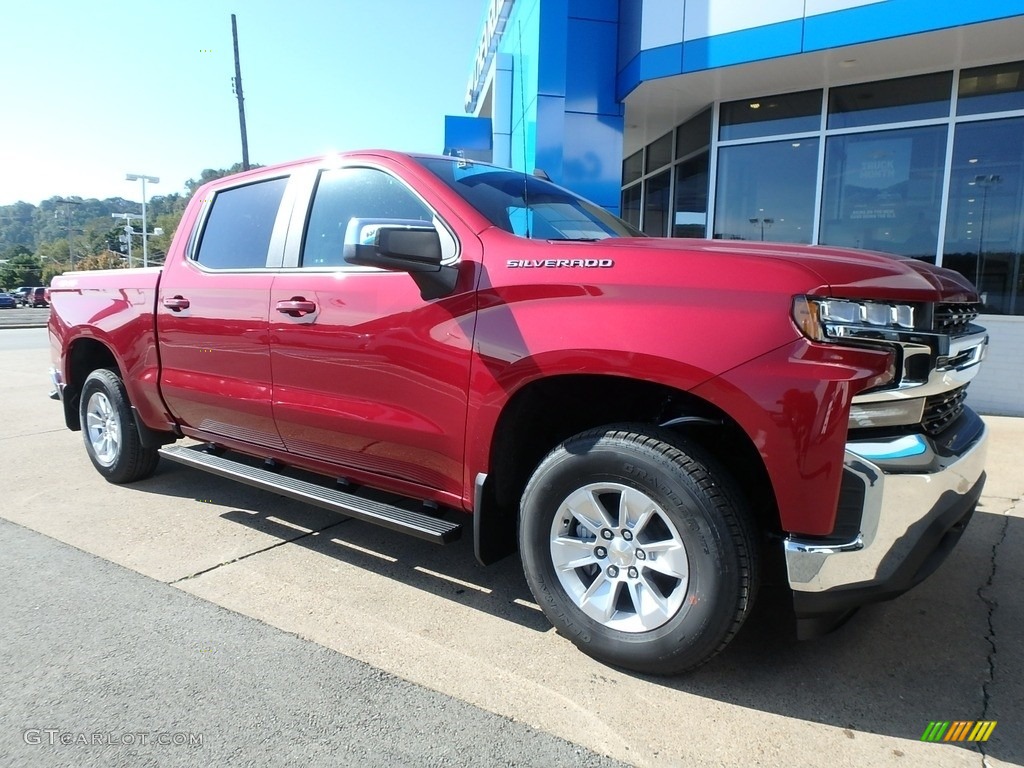 2019 Silverado 1500 LT Crew Cab 4WD - Cajun Red Tintcoat / Jet Black photo #8