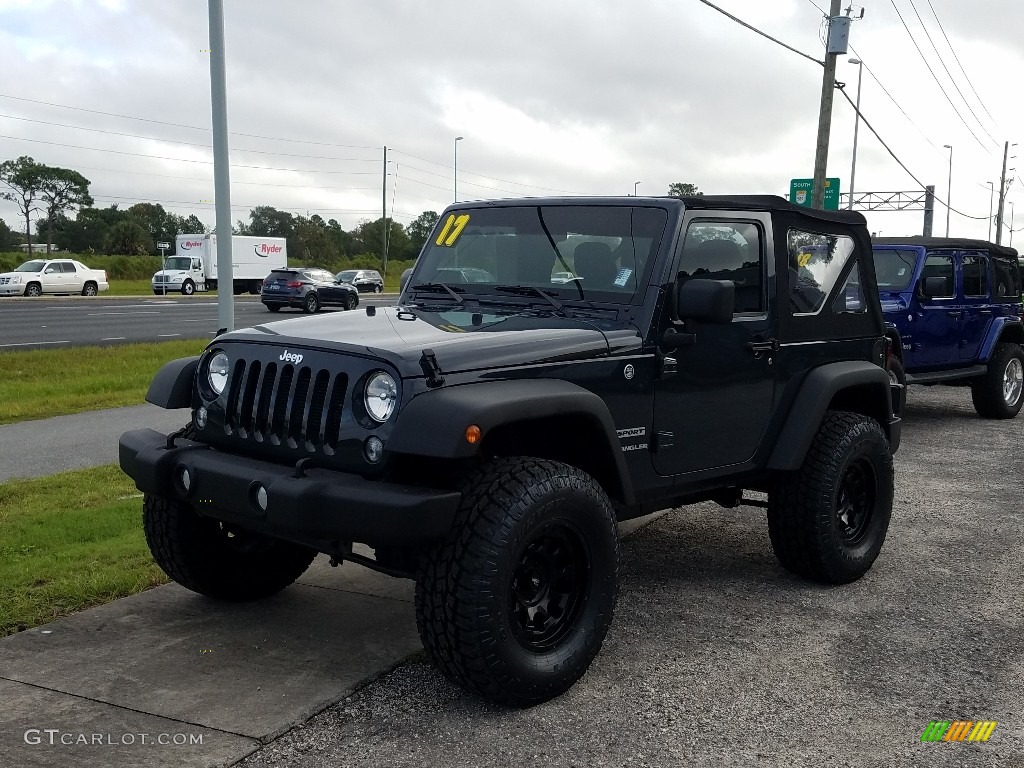 2017 Wrangler Sport 4x4 - Rhino / Black photo #1