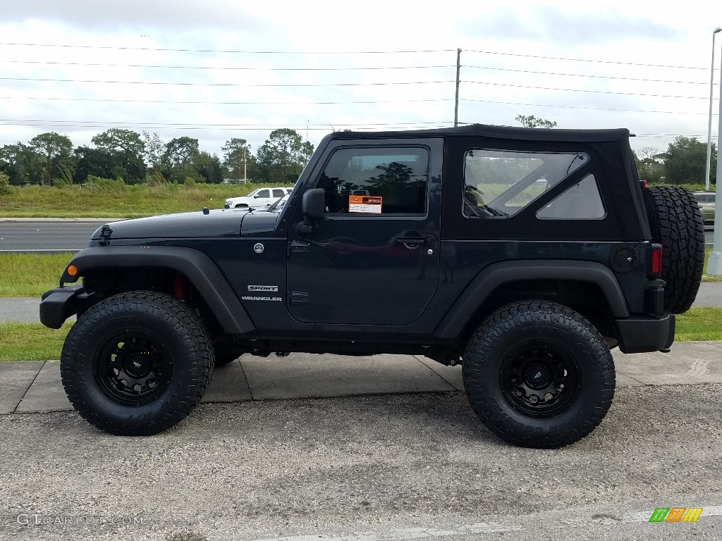 2017 Wrangler Sport 4x4 - Rhino / Black photo #2