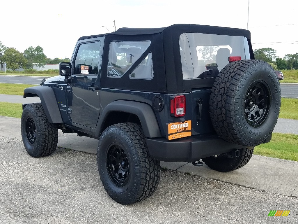 2017 Wrangler Sport 4x4 - Rhino / Black photo #3