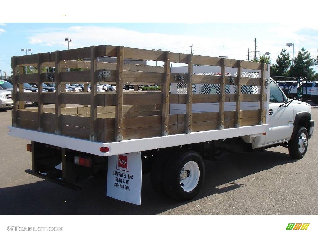 2005 Silverado 3500 Regular Cab Dually Chassis - Summit White / Dark Charcoal photo #6