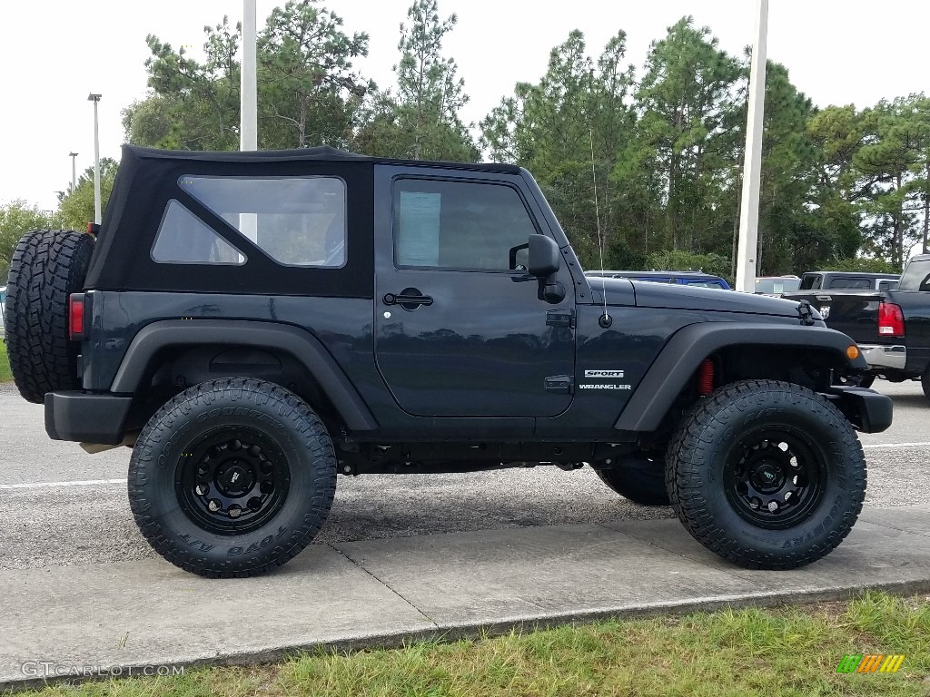 2017 Wrangler Sport 4x4 - Rhino / Black photo #6