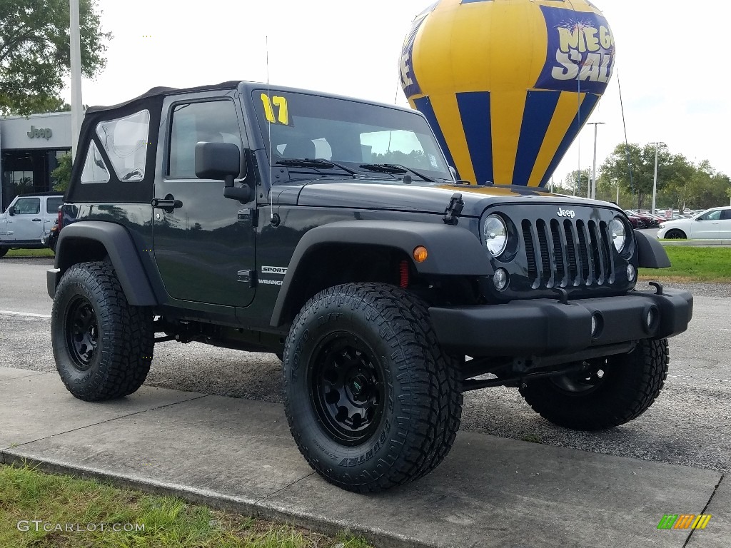 2017 Wrangler Sport 4x4 - Rhino / Black photo #7