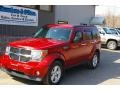 2008 Inferno Red Crystal Pearl Dodge Nitro SLT 4x4  photo #1