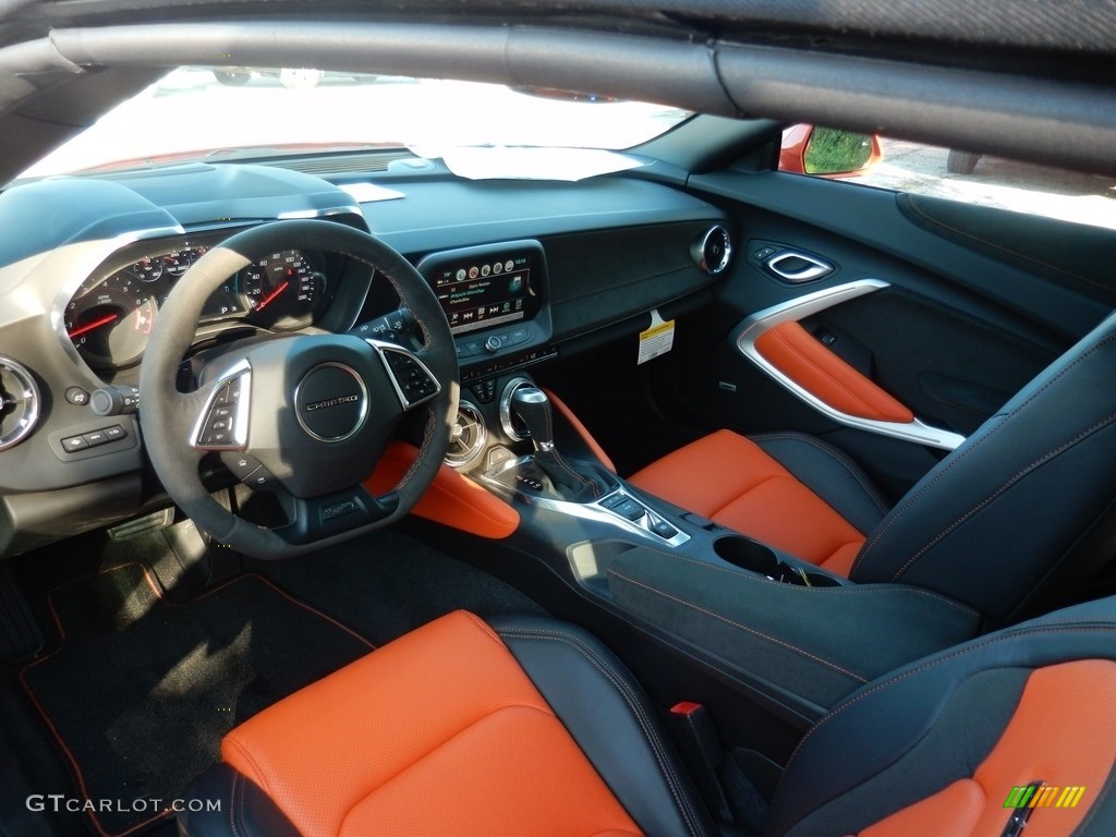 2018 Camaro SS Convertible Hot Wheels Package - Crush (Orange) / Jet Black photo #6